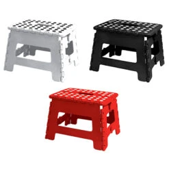 Foldable Step Stools, Assorted Colors