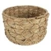 Found & Fable Kai Round X Weave Storage Basket, Small -Household Items Shop found fable kai round x weave storage basket small