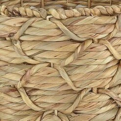 Found & Fable Kai Round X Weave Storage Basket, Small -Household Items Shop found fable kai round x weave storage basket small 3