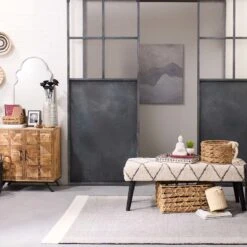 Found & Fable Kai Round X Weave Storage Basket, Small -Household Items Shop found fable kai round x weave storage basket small 5