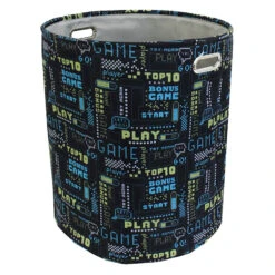 Gavin Black Gamer Kids Laundry Hamper