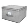 Grey Storage Box, Jumbo -Household Items Shop grey storage box jumbo