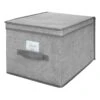 Grey Storage Box, Large -Household Items Shop grey storage box large