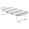 Grey & White Tabletop Ironing Board With Hooks -Household Items Shop grey white tabletop ironing board with hooks