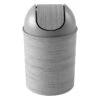 Grey Wood-Look Mezzo Trash Can, 2.5gal -Household Items Shop grey wood look mezzo trash can 2.5gal