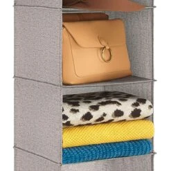 Hanging Accessory Shelves, Black Herringbone -Household Items Shop hanging accessory shelves black herringbone 3