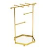 Hexa French Gold Jewelry Stand -Household Items Shop hexa french gold jewelry stand