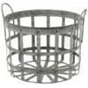 Iron Rivet Storage Basket, Medium -Household Items Shop iron rivet storage basket medium