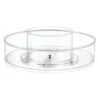 Linus Clear Bath Turntable, 12" -Household Items Shop linus clear bath turntable 12
