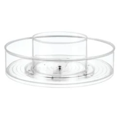 Linus Clear Bath Turntable, 12"