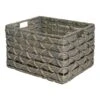 MD GREY RECT WH BSKT -Household Items Shop md grey rect wh bskt