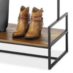 Modern Industrial Garment Rack 9 Modern Industrial Garment Rack -Household Items Shop modern industrial garment rack 2