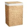 Natural Water Hyacinth Laundry Hamper, Small 2 Natural Water Hyacinth Laundry Hamper, Small -Household Items Shop natural water hyacinth laundry hamper small