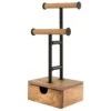 Natural Wood Jewelry Organizer Stand -Household Items Shop natural wood jewelry organizer stand