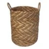 Natural Zig Zag Woven Round Basket 1 Natural Zig Zag Woven Round Basket -Household Items Shop natural zig zag woven round basket