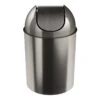 Nickel & Silver Mezzo Trash Can, 2.5gal