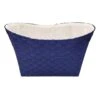 Non Woven Oval Bottom Basket With Liner, Navy Blue -Household Items Shop non woven oval bottom basket with liner navy blue