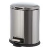Oval Stainless Steel Pedal Bin, 5l