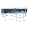 Over The Door Hook Rack, Nickel -Household Items Shop over the door hook rack nickel