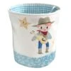 Paisley Blue Cowboy Laundry Hamper, Medium -Household Items Shop paisley blue cowboy laundry hamper medium