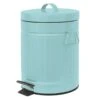 Retro Light Blue Step Trash Bin, 5l 2 Retro Light Blue Step Trash Bin, 5l -Household Items Shop retro light blue step trash bin 5l