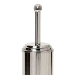 Ridged Metal Bowl Brush, Chrome 6 Ridged Metal Bowl Brush, Chrome -Household Items Shop ridged metal bowl brush chrome 1