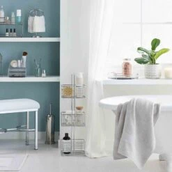 Ridged Metal Bowl Brush, Chrome 7 Ridged Metal Bowl Brush, Chrome -Household Items Shop ridged metal bowl brush chrome 2