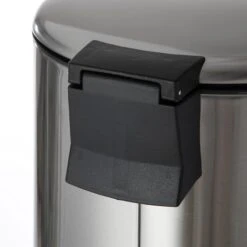 Round Stainless Steel Pedal Trash Bin With Thin Lid, 30l -Household Items Shop round stainless steel pedal trash bin with thin lid 30l 3