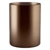 Sienna Brown Metal Wastebasket, 10" -Household Items Shop sienna brown metal wastebasket 10