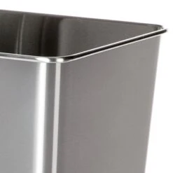 Stainless Steel Open Top Bin, 11.7l -Household Items Shop stainless steel open top bin 11.7l 1