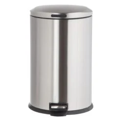 Stainless Steel Oval Pedal Trash Bin, 45l 7 Stainless Steel Oval Pedal Trash Bin, 45l -Household Items Shop stainless steel oval pedal trash bin 45l 1