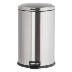 Stainless Steel Oval Pedal Trash Bin, 45l 8 Stainless Steel Oval Pedal Trash Bin, 45l -Household Items Shop stainless steel oval pedal trash bin 45l 2