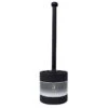 Steel Toilet Brush W Open Holder Black -Household Items Shop steel toilet brush w open holder black