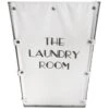 The Laundry Room Canvas Grey Laundry Hamper, Medium -Household Items Shop the laundry room canvas grey laundry hamper medium