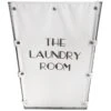 The Laundry Room Canvas Grey Laundry Hamper, Small -Household Items Shop the laundry room canvas grey laundry hamper small