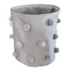 Tiny Dreamers Aussie Grey Pom-Pom Laundry Hamper, Medium -Household Items Shop tiny dreamers aussie grey pom pom laundry hamper medium