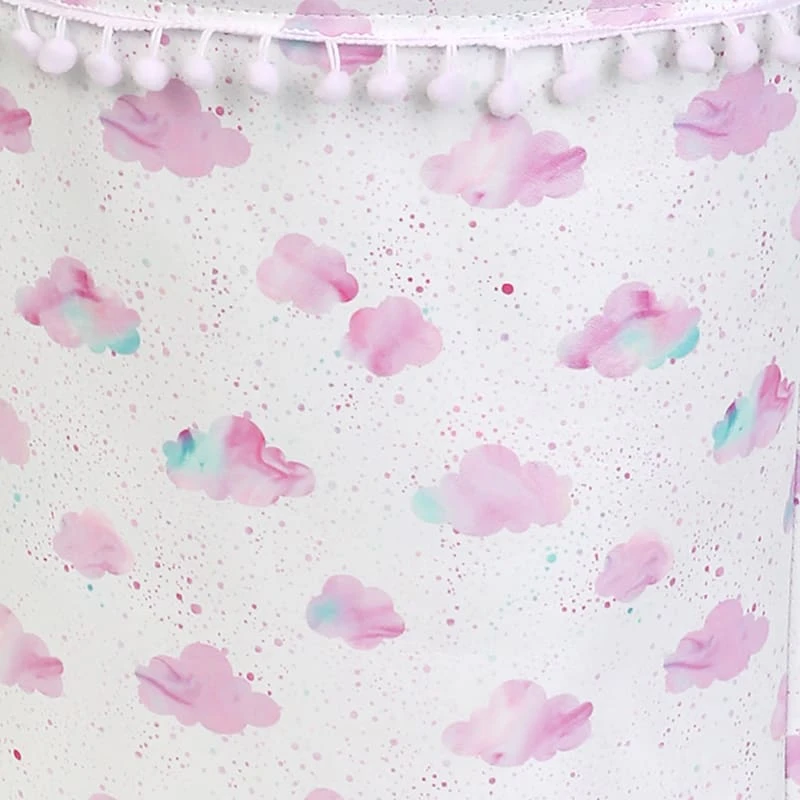 Tiny Dreamers Mystic Clouds Round Laundry Hamper, Large 4 Tiny Dreamers Mystic Clouds Round Laundry Hamper, Large - Image 2