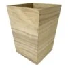Ty Pennington Light Wood Wastebasket, 11"