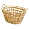 Water Hyacinth Oval Karo Weave Taper Basket -Household Items Shop water hyacinth oval karo weave taper basket