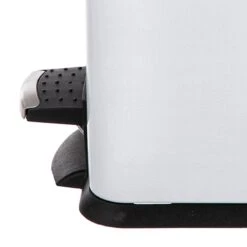 White Rectangle Pedal Bin, 9.7l -Household Items Shop white rectangle pedal bin 9.7l 5