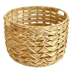 White Round V Triple Weave M