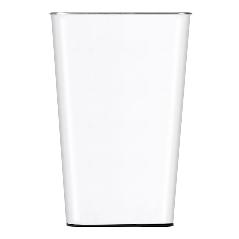 White Stainless Steel Open Top Bin, 11.7l 4 White Stainless Steel Open Top Bin, 11.7l - Image 2