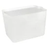 White Storage Container, Large -Household Items Shop white storage container large