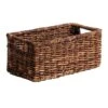 Woven Abaca Rectangle Shelf Tote, Medium -Household Items Shop woven abaca rectangle shelf tote medium