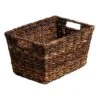 Woven Abaca Tapered Storage Basket, Medium -Household Items Shop woven abaca tapered storage basket medium