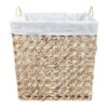 Woven Water Hyacinth Wicker Laundry Hamper, Medium -Household Items Shop woven water hyacinth wicker laundry hamper medium